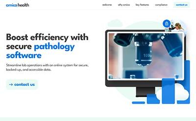 mobile first web design example